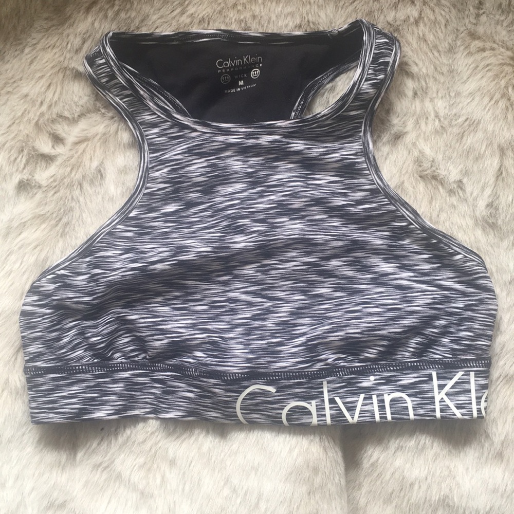 Calvin Klein Performance Racer Back Sports Bra